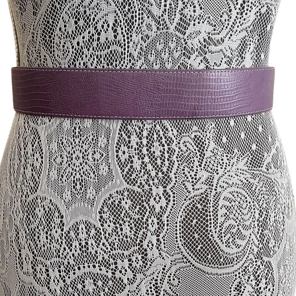 Vintage Christian Dior Belt Purple Size Small/Medium